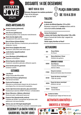 Cartell de la 4a Jornada Jove de la Seu d'Urgell