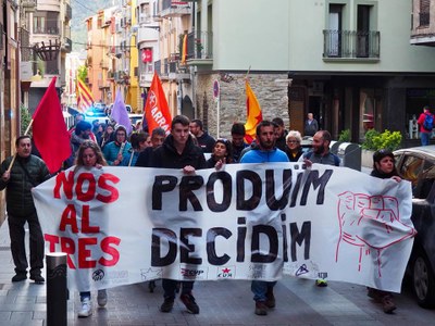 Manifestació de l'1 de Maig a la Seu d'Urgell
