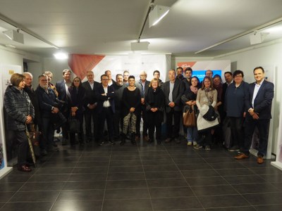 Inauguració a la Seu d'Urgell de l'exposició 'Segre. 40 anys informant'