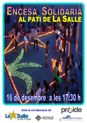 Encesa Solidària del Col·legi La Salle de la Seu