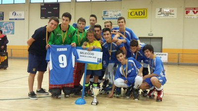 La selecció de Barcelona sud guanya el Campionat de Catalunya Infantil d'hoquei patins