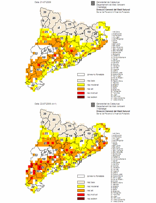 Mapa de risc d'incendis