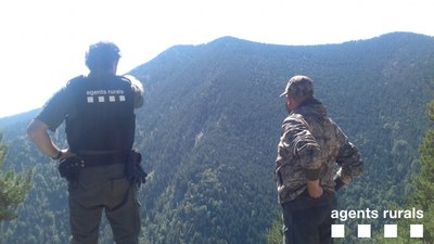 Control dels Agents Rurals a la zona fronterera amb Andorra
