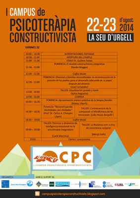 Campus de Psicoteràpia Constructivista 2014 - Cartell