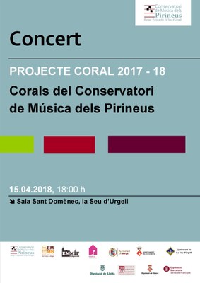 Concert del projecte coral del Conservatori de Música dels Pirineus