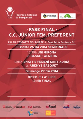 Ciutat del Bàsquet Català - Campionat de Catalunya Júnior Femení