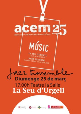 Concert a la Seu d'Urgell de l'ACEM Jazz Ensemble