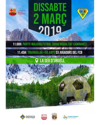 Triangular de veterans de l'FC Barcelona a la Seu d'Urgell
