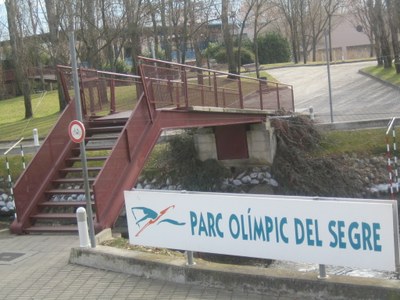 Parc del Segre - Pont del canal d'aigües braves
