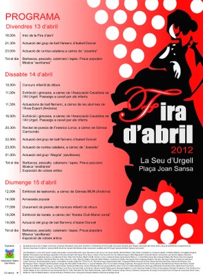 Fira d'abril - Cartell