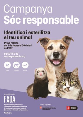 Campanya de tinença responsable d'animals de companyia