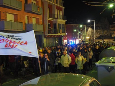 Manifestació a la Seu sota el lema "Llibertat presos polítics"