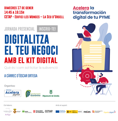 Jornada 'Digitalitza el teu negoci amb el kit digital'