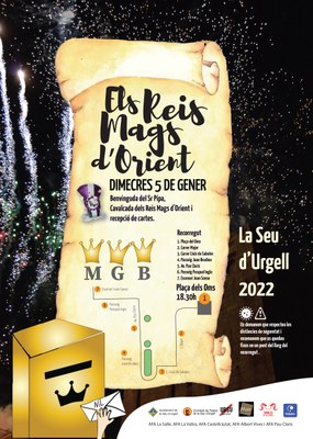Benvinguda als Reis d'Orient a la Seu d'Urgell