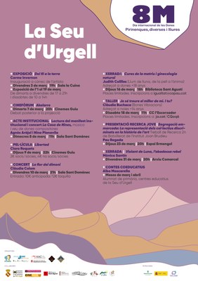 Commemoració del 8-M a la Seu d'Urgell