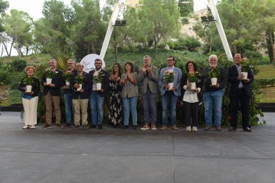 Lliurament de la quarta Flor d'Honor (Foto: Ajuntament de la Seu)