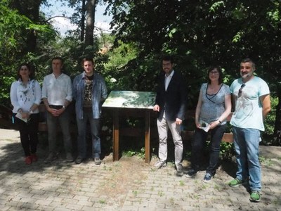 Presentació dels plafons informatius sobre arbres singulars de la Seu