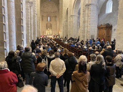 Missa funeral per mossèn Xavier Parés, a la Catedral de Santa Maria de la Seu d'Urgell