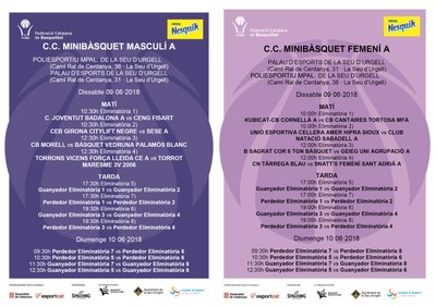 Campionat de Catalunya de Minibàsquet masculí i femení 