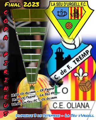 Cartell de la final de la Copa Pirineus de futbol