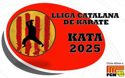 Logotip de la nova Lliga Catalana de Karate-Kata