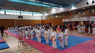 Primera jornada de la nova Lliga Catalana de karate Kata, el febrer passat a Cervelló (Foto: Karate Pirineus)