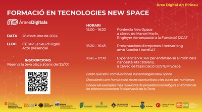Formació a la Seu d'Urgell en tecnologies New Space