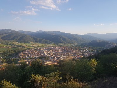 La Seu d'Urgell des del Pla de les Forques