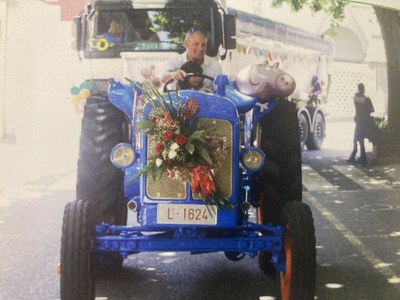 Un dels vehicles premiats a la celebració de Sant Cristòfol 2023 a la Seu d'Urgell