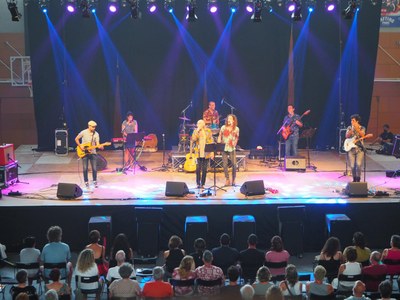 Concert de Pau Riba i De Mortimers al Palau d'Esports de la Seu d'Urgell