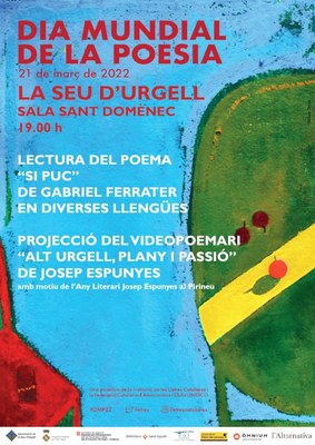 Cartell del Dia Mundial de la Poesia 2022