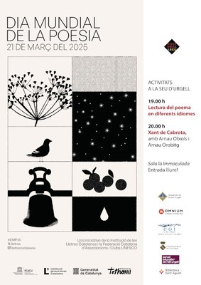 Commemoració a la Seu d'Urgell del Dia Mundial de la Poesia