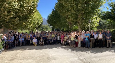 Foto de grup de la Festa de la Gent Gran 2023 de la Seu d'Urgell