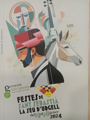 Cartell de les Festes de Sant Sebastià 2024 de la Seu d'Urgell