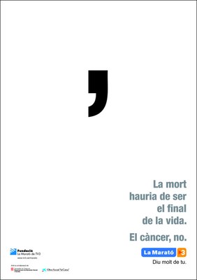 Cartell La Marató 2012