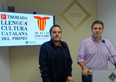 Presentació de la 1a Trobada de Llengua i Cultura Catalana del Pirineu, a la Seu