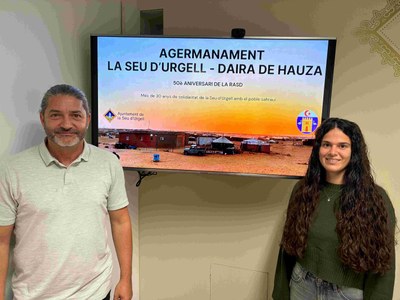 Presentació de l'acord d'agermanament de l'Ajuntament de la Seu d'Urgell amb la daira de Hauza, al Sàhara Occidental