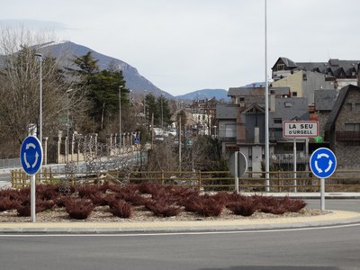 Entrada oest de la Seu d'Urgell