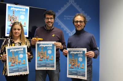 Presentació de la Fira de Col·leccionisme Playmobil a la Seu