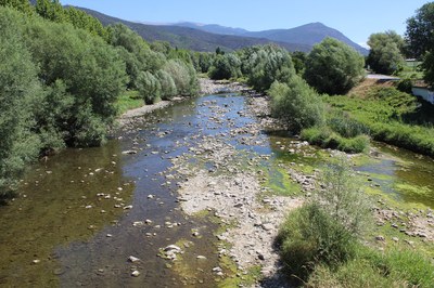 El riu Segre al pas per la Seu d'Urgell (Foto: arxiu)