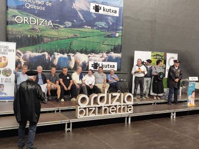 Lliurament de premis del Concurs de Formatges d'Ordizia (Foto: F. Viaplana)