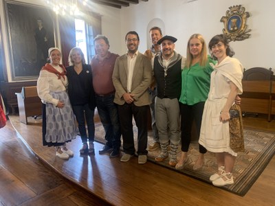 Recepció als representants de l'Ajuntament de la Seu d'Urgell a la Fira i Concurs de Formatges d'Ordizia