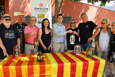 Rebuda de la Flama del Canigó a la Seu d'Urgell