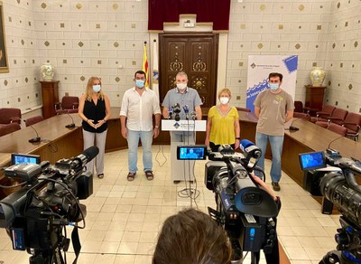 Roda de premsa sobre l'evolució epidemiològica a la Seu 