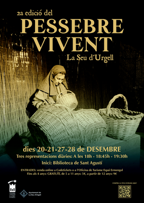 Cartell del Pessebre Vivent 2025 de la Seu d'Urgell