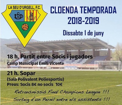 Cloenda de temporada de La Seu FC