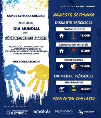 Cap de setmana solidari de l'Atlètic Club La Seu