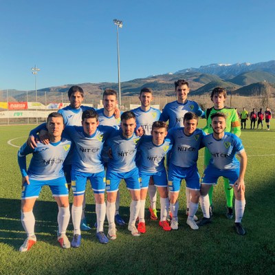 Alineació de La Seu FC en el partit amb l'Ivars (@fclaseu)