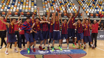 Bàsquet - FC Barcelona cadet 2014 (Foto: FEB)