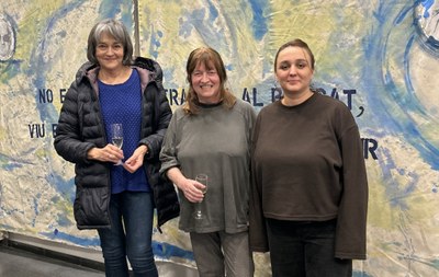 Inauguració de l'exposició 'Atrapades pel temps', de Berta Oromí, Josepa Travé i Míriam Martínez